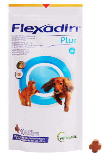 Vetoquinol Flexadin Plus Mini For Små Hunder Og Katter 2 X 90 Tabletter Vetoquinol Flexadin Plus Mini For Små Hunder Og Katter 2 X 90 Tabletter