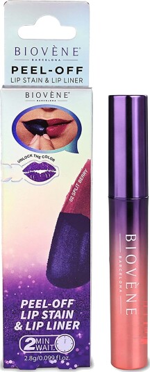Biovène PEEL-OFF PERFECT REVEAL LIP STAIN & LINER IN ONE Split Berry S