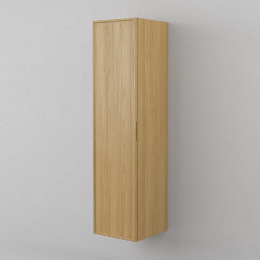 INR Iconic Nordic Rooms AIR Wood Høyskap 5 Hyller B400xh1600xd409mm Natural oak / 40cm Venstre Hengslet