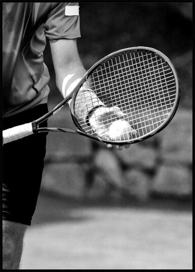 Tennis Player Plakat Plakat / 50x70cm