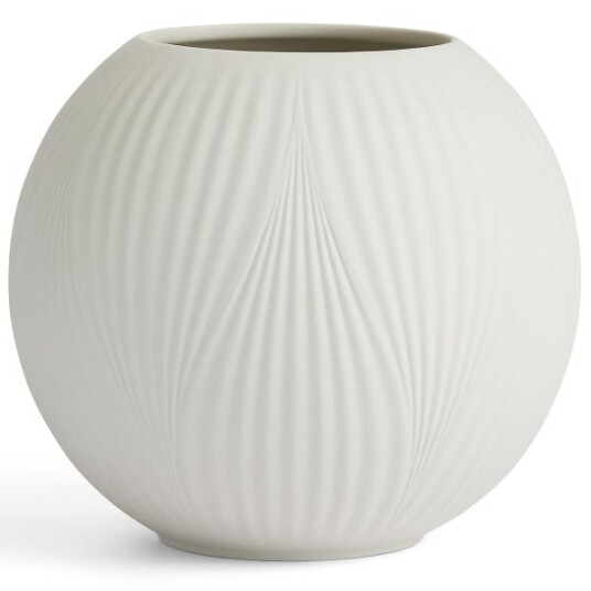 Wedgwood Jasper Folia rosevase 13 cm varm hvit