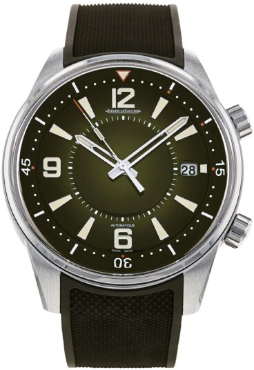 Jaeger LeCoultre Herreklokke 906863J Polaris Grønn/Gummi Ø42 mm Jaeger LeCoultre Herreklokke 906863J Polaris Grønn/Gummi Ø42 mm