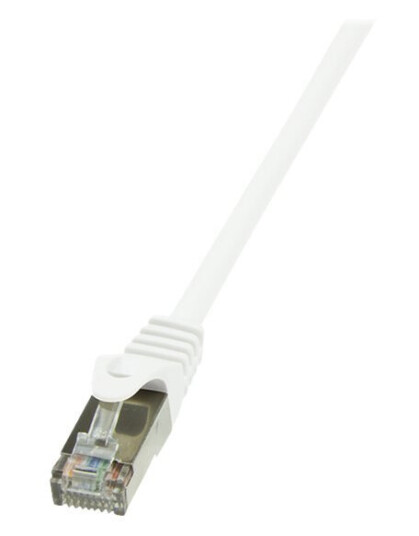 Logilink Econline Koblingskabel Rj-45 Hann Til Rj-45 Hann 10 M Foliebelagt Uskjermet Tvinnet Kabelpar F/Utp Cat 6 Hvit