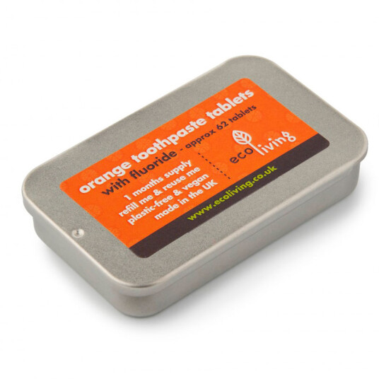 EcoLiving tannkremtabletter kan oransje fluor