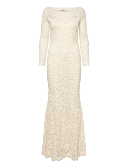 Rosemunde Rwdelicia Off-Shoulder Ls Long Brid - Cream - XXL