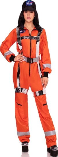 Leg Avenue Orange Astronaut Damekostyme L Leg Avenue Orange Astronaut Damekostyme L