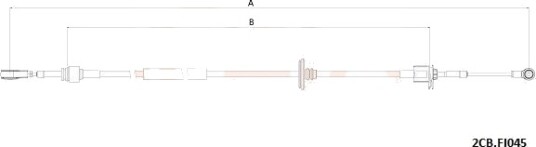 Kabel girmekanisme COFLE 92.2CB.FI045