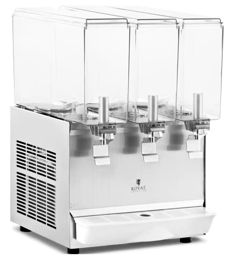 Royal Catering Juicedispenser- 3 x 10 L - Royal Catering - kjølesystem RC-JDD03