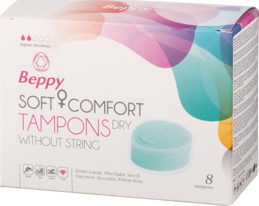 Beppy Soft + Comfort Tampons Dry 8 pcs Blå Beppy Soft + Comfort Tampons Dry 8 pcs Blå