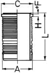 Sylinderhylse KOLBENSCHMIDT 89500110