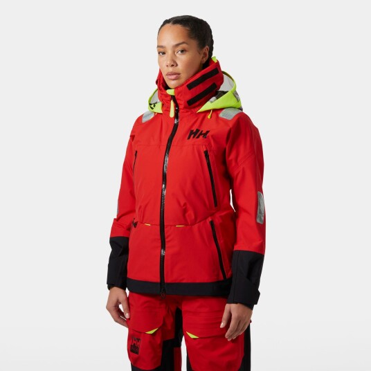 Helly Hansen Dame Ægir Race Seilerjakke 2.0 Rød Xs