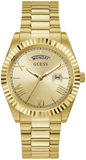 Guess Herreklokke GW0265G2 Connoisseur Gull/Gulltonet stål Ø42 mm Guess Herreklokke GW0265G2 Connoisseur Gull/Gulltonet stål Ø42 mm