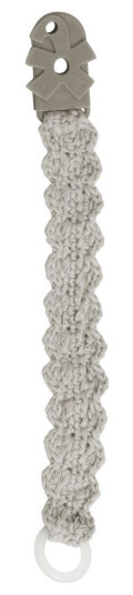 Sebra Heklet Smokkesnor Elephant grey