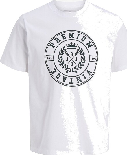 Jack & Jones T skjorte Jprbluzander Ss Tee Fst Hvit