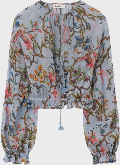RODEBJER Rodebjer Piper Trailing Blue S RODEBJER Rodebjer Piper Trailing Blue S