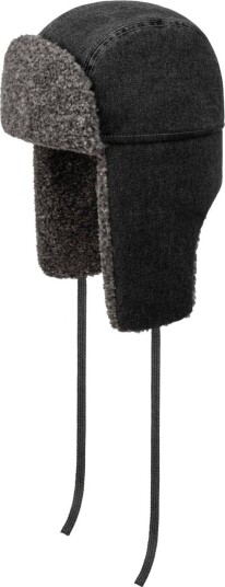 Stetson Bomber Denim Garage Aviator Hat Black 55/S Stetson Bomber Denim Garage Aviator Hat Black 55/S