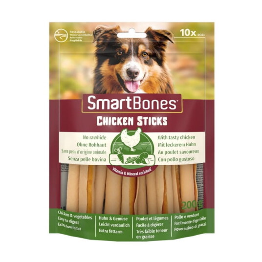 Smartbones Sticks Kylling 10-Pk Smartbones Sticks Kylling 10-Pk