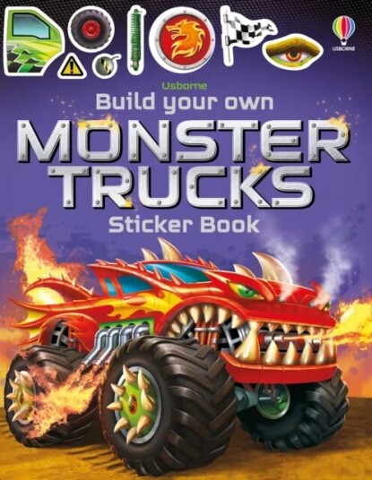 Build Your Own Monster Trucks Sticker Book Av Simon Tudhope