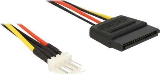 Delock Strømkabel 4 Pin Mini Strømkontakt Hann Til Sata Strøm Hann 40 Cm