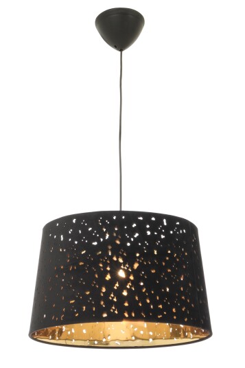 Aneta Lighting RANDOM taklampe svart/gull E27