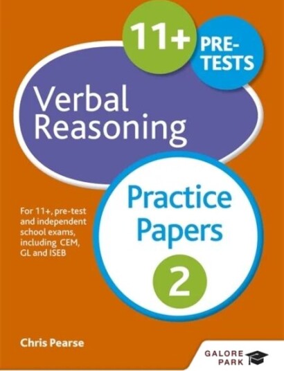 11+ Verbal Reasoning Practice Papers 2 Av Chris Pearse