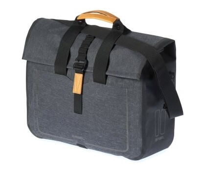 Basil Ba17661, Bakre, Sykkelveske, Polyester, Grå, 20 L, 370 Mm