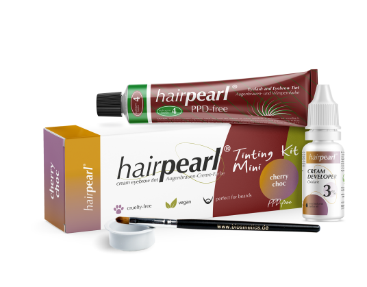 Hairpearl Brynog Vippefarge Mini-Kit Cherry Choc