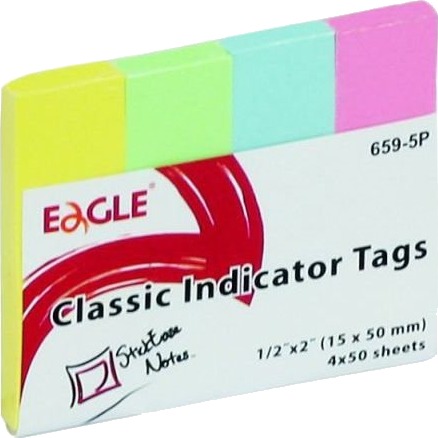 Eagle Selvklebende Notatbok 15X50 Tab 659 5P Eagle 233796