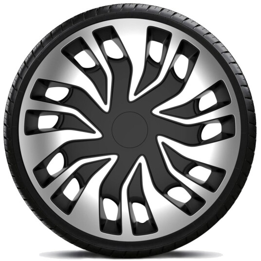 Hjulkapsler ARGO 16 FAST VAN SILVER BLACK
