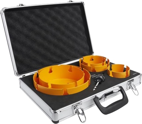 Ironside 100708 Hullsagsett 6 deler 86-210 mm Maskintilbehør & forbruk