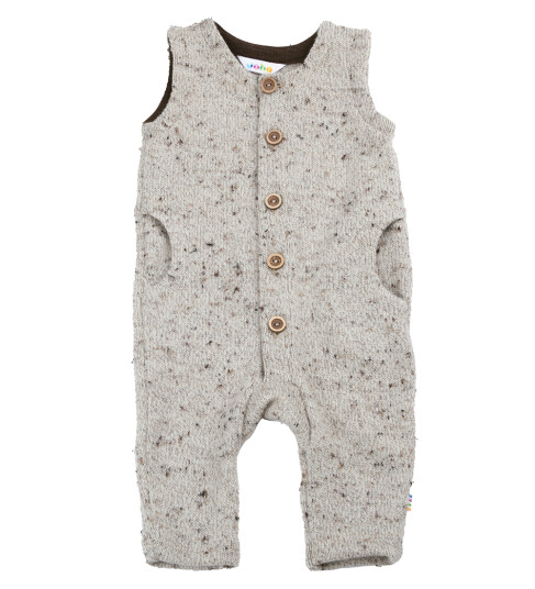 Joha Sparkebukse Strikk Ull Beige 80 Jumpsuit Grå