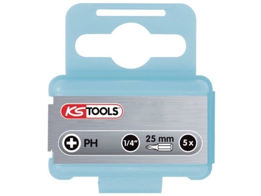 Ks Tools 910.2204 Phillips Rustfritt Stål Din 3126 Iso 1173   C 6,3 25 mm 30 G 25,4 / 4 mm 1 4"
