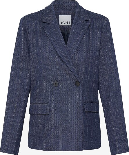 ICHI Blazer Ihkate Pinelle Bl2 Blå ICHI Blazer Ihkate Pinelle Bl2 Blå