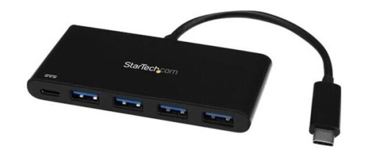 StarTech.com USB C Hub with PD 2.0 4-Port USB-hub - 4 porter - Svart StarTech.com USB C Hub with PD 2.0 4-Port USB-hub - 4 porter - Svart