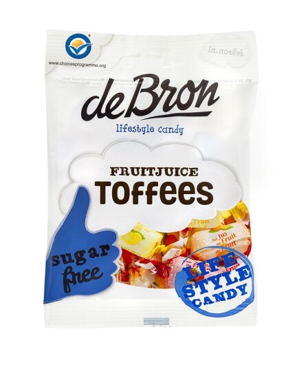 DeBron Sugarfree Fruit & Juice Toffees 90g DeBron Sugarfree Fruit & Juice Toffees 90g