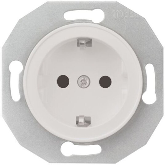 Schneider Electric Renova WDE011103 Stikkontakt uten ramme, jordet, 1-veis