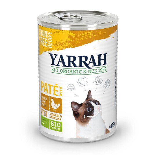 Yarrah Bio Pâté 6 X 400 G Økologisk Kylling