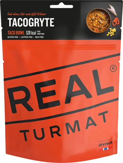 Real Turmat Tacogryte, turmat 500 Gram Orange