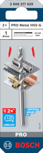 Bosch Accessories 2608577629 Spiralbor I Metall 2 Stk
