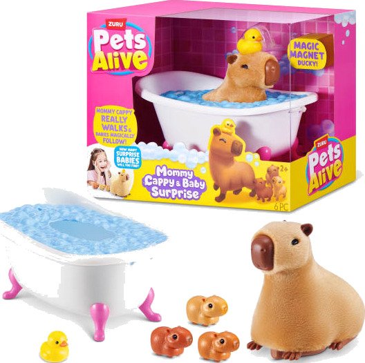 PETS ALIVE Pets Alive Mommy Capybara & Baby Surprise MULTI One Size PETS ALIVE Pets Alive Mommy Capybara & Baby Surprise MULTI One Size
