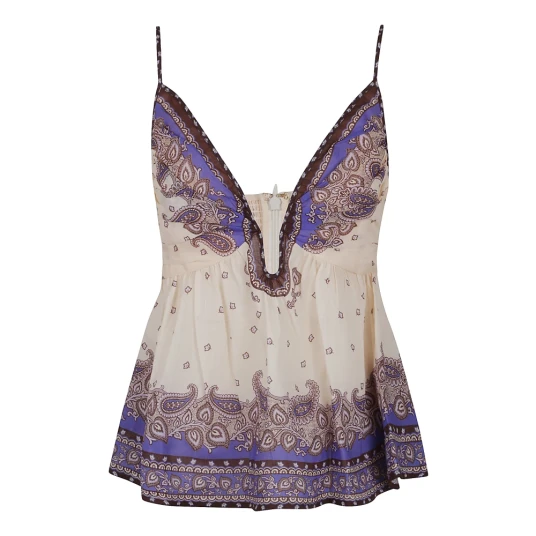 Zimmermann Dame Topper Flerfarget S