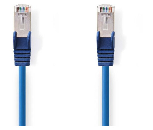 Nedis CAT5e nettverkskabel | SF/UTP | RJ45 Han | RJ45 Han | 15.0 m | Rund | PVC | Blå | Konvolutt