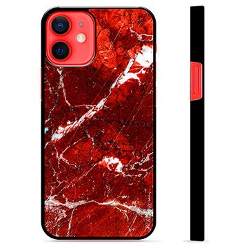 iPhone 12 mini Beskyttelsesdeksel Rød Marmor