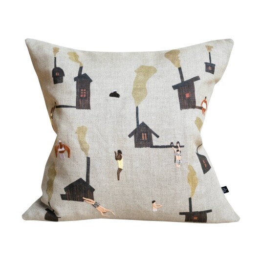 Fine Little Day Sauna putetrekk 45 x 45 cm Beige Fine Little Day Sauna putetrekk 45 x 45 cm Beige