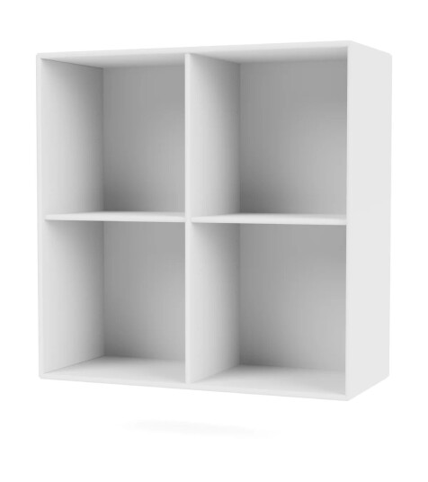 Montana SHOW hylle 69,6x69,6 cm, opphengsskinne 38 Snow