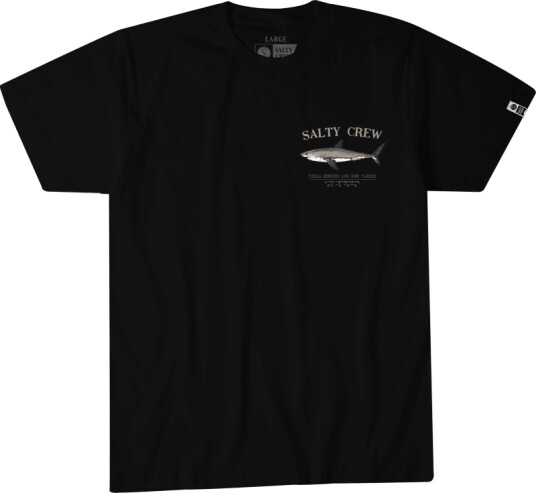 Salty Crew Men's Bruce Short-Sleeve Premium Tee S , Black