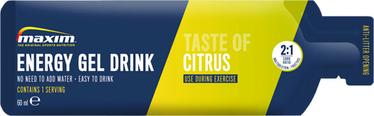 Maxim Energy Gel Drink 60ml 60ml Citrus