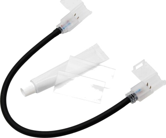 Ledlife 30 cm vanntett mellomstykke til 230V LED strip Slim COB Perfekt til hjørner stolper mm. 230V