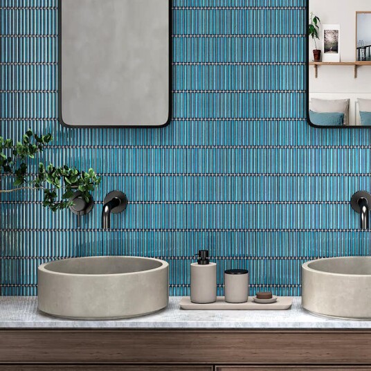 Mosaikkk Lhådös Vox Teal Kitkat 1,2x9,2 cm Mosaikkk Lhådös Vox Teal Kitkat 1,2x9,2 cm