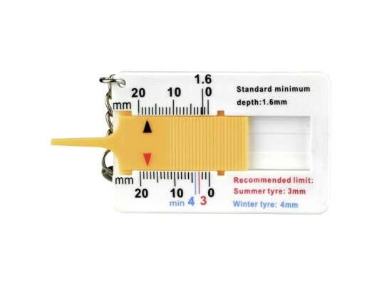 Apa 31343 Dækprofilmåler Analog Måleområde Dybde 0 20 Mm Apa 31343 Dækprofilmåler Analog Måleområde Dybde 0 20 Mm